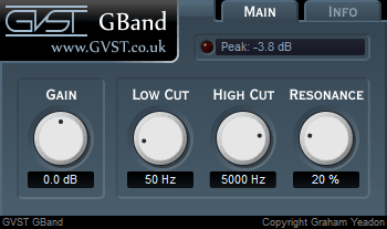 GBand user interface